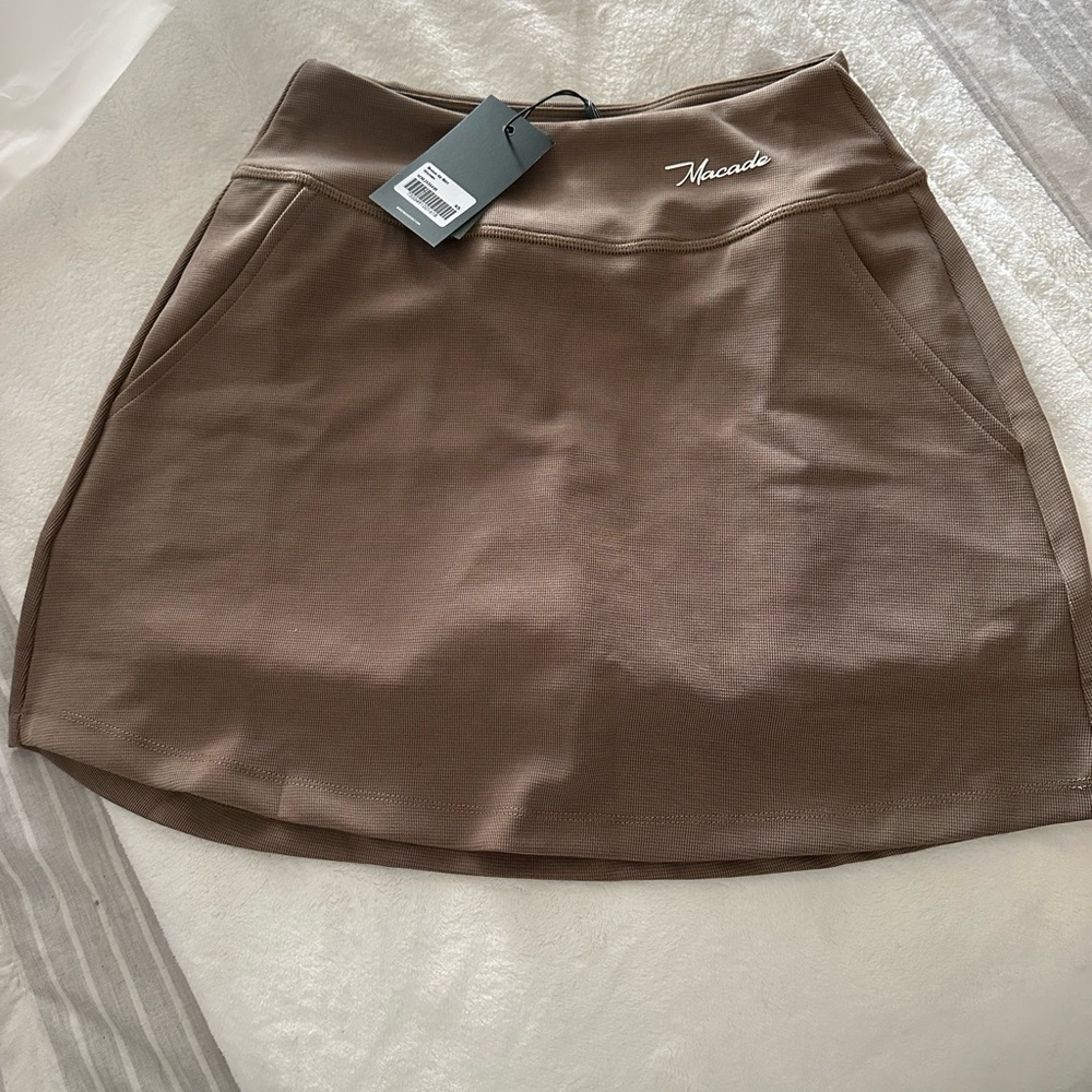 Macade Brown Air Skirt